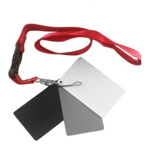 Tarjetas Balance De Blancos Genki Gris 18%, Fotografia Kit