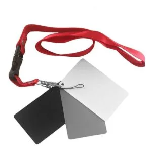 Tarjetas Balance De Blancos Genki Gris 18%, Fotografia Kit