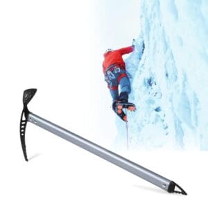 Piqueta Piolet De Travesía 76 Cm Acero Y Aluminio Montañismo Azul