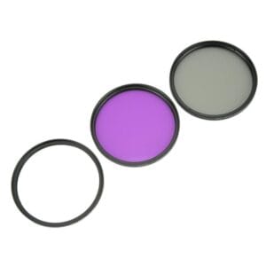 Kit 3 Filtros Camara Reflex 82 Mm Uv Cpl Fld Estuche