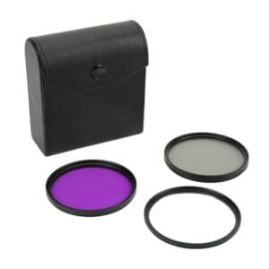 Kit 3 Filtros Camara Reflex 72 Mm Uv Cpl Fld Estuche