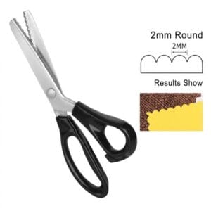 Tijera Sastre Zigzag Corte Ondas 2mm Acero Tela Papel Carton