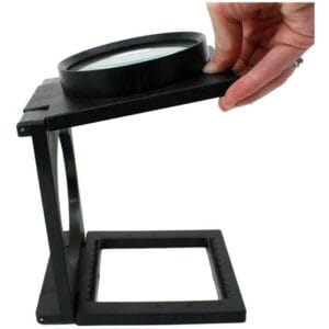 Lupa Grande Plegable Escritorio 2x Mesa Manos Libres 10cm