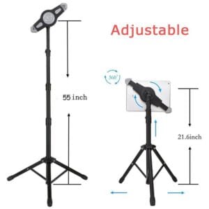 Tripode Atril Soporte Metalico Extensible Para Tablet iPad