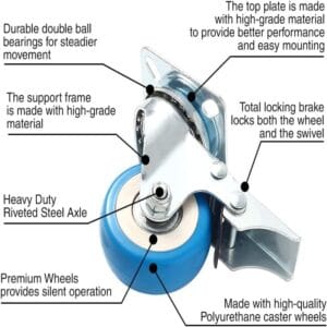 Ruedas Giratorias 50mm