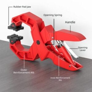 Prensa De Resorte Reforzada 20cm Sargento Carpintería