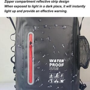 Mochila Impermeable Dry Bag 25l Estanca Kayak Camping Moto Verde Musgo