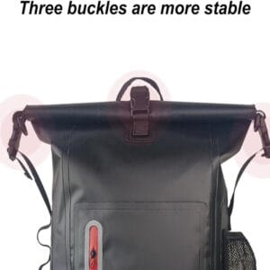 Mochila Impermeable Dry Bag 25l Estanca Kayak Camping Moto Verde Musgo