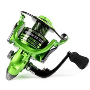 Reel Frontal Xf4000 Spinning Para Pesca Variada Verde Derecho/izquierdo