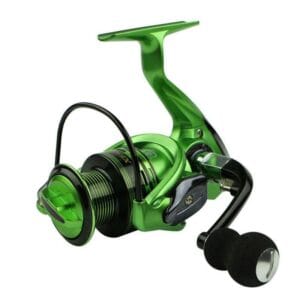 Reel Frontal Yumoshi Xf6000 7 Rulemanes Pesca Pesada Verde Derecho/izquierdo