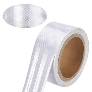 Cinta Reflectiva Blanca 5cm 10m Seguridad Vial Autoadhesiva Blanco