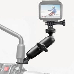 Soporte Camaras P Gopro Moto Scooter Para Espejo Reforzado