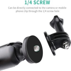 Soporte Camaras P Gopro Moto Scooter Para Espejo Reforzado