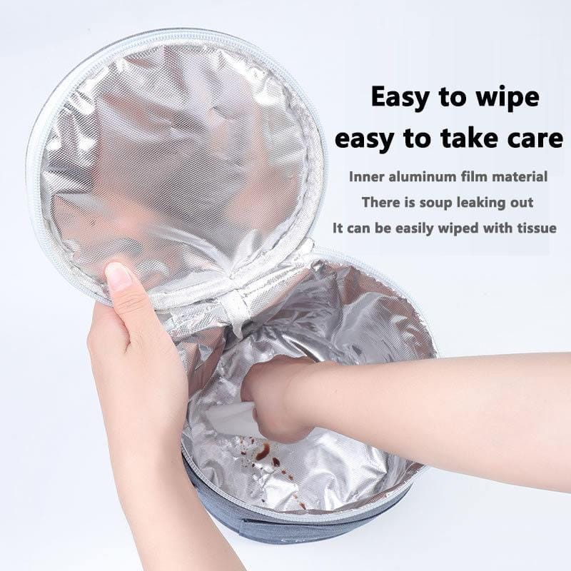 Lunchera Bolso Térmico Cooler Conservadora Camping Escolar Celeste Liso