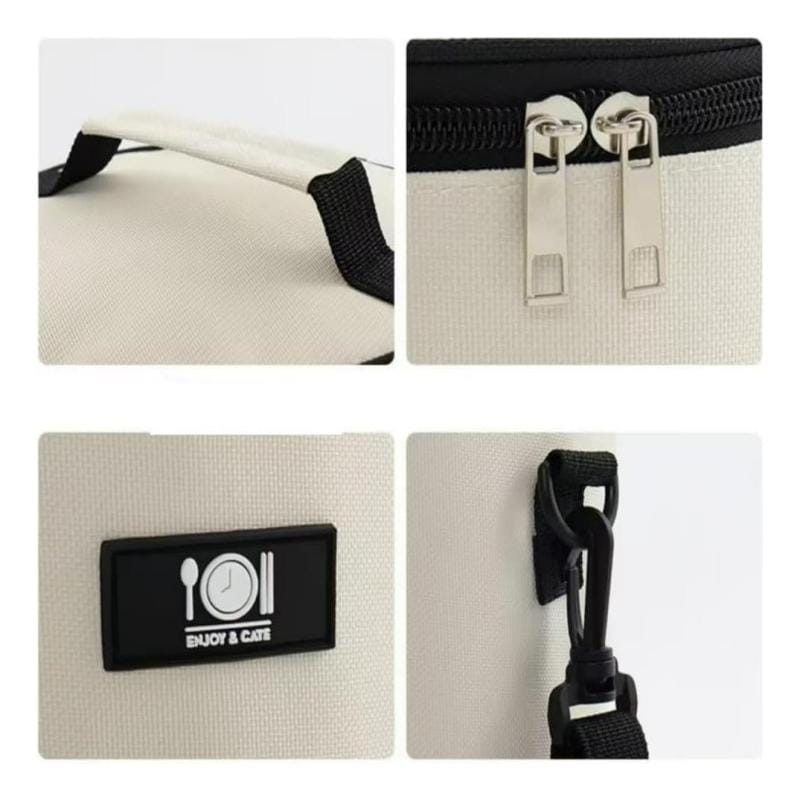 Lunchera Bolso Térmico Cooler Conservadora Camping Escolar Celeste Liso