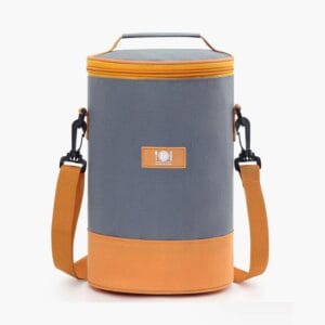 Lunchera Bolso Térmico Cooler Conservadora Camping Escolar Naranja Liso