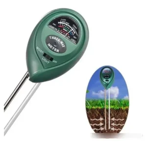 Medidor 3 En 1 Suelo Ph Humedad Luz Sin Bateria Indoor Grow