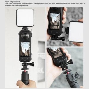 Carcasa Frame Plastica Kit Proteccion Para Insta360 X4