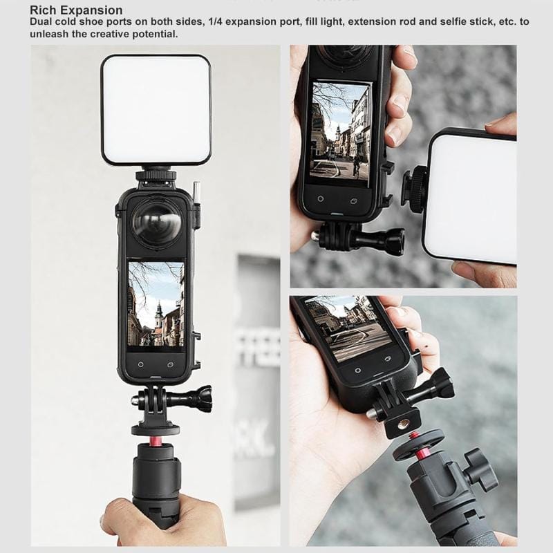 Carcasa Frame Plastica Kit Proteccion Para Insta360 X4