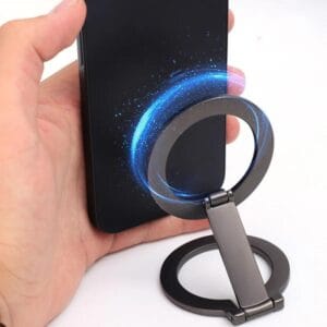 Soporte Magnético Para Celular Metalico Giratorio Plegable