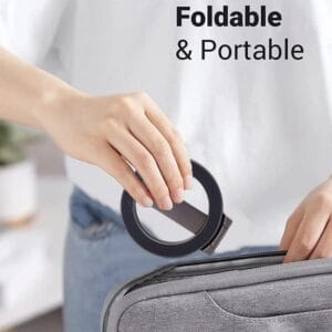 Soporte Magnético Para Celular Metalico Giratorio Plegable