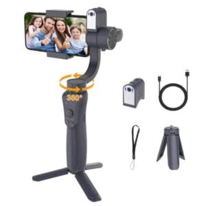 Estabilizador Gimbal 3 Ejes Celular iPhone Android Negro