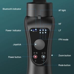 Estabilizador Gimbal 3 Ejes Celular iPhone Android Negro
