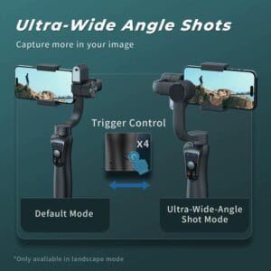 Estabilizador Gimbal 3 Ejes Celular iPhone Android Negro
