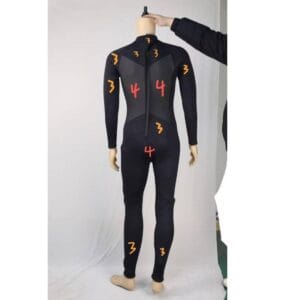 Traje Neoprene Sbart Wetsuit 4mm Negro Hombre