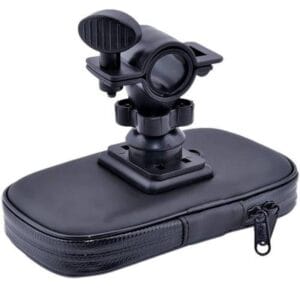 Funda Soporte Impermeable Anti Caida Moto Bici P Celulares Negro