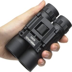 Binoculares Genki Compactos 10x25mm 1025 Negro