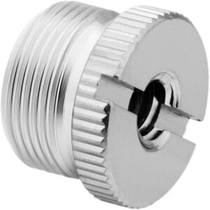 Adaptador Rosca Tuerca Metal Microfono Macho 5/8 Hembra 1/4