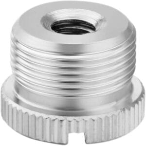 Adaptador Rosca Tuerca Metal Microfono Macho 5/8 Hembra 1/4