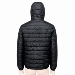Campera Genki Montañismo Plumón Pato Ultraliviana Trekking Negro -xl- Rayas