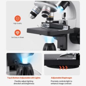 Microscopio Binocular 1000x