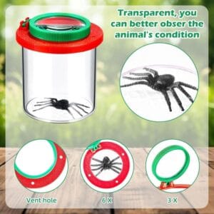 Lupa Visor Insectos Juguete Didactico Araña