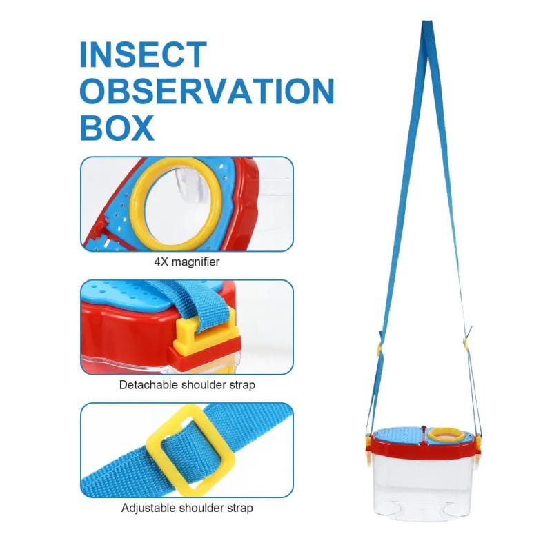 Lupa Visor Insectos Infantil Ideal Niños Escuela Aire Libre