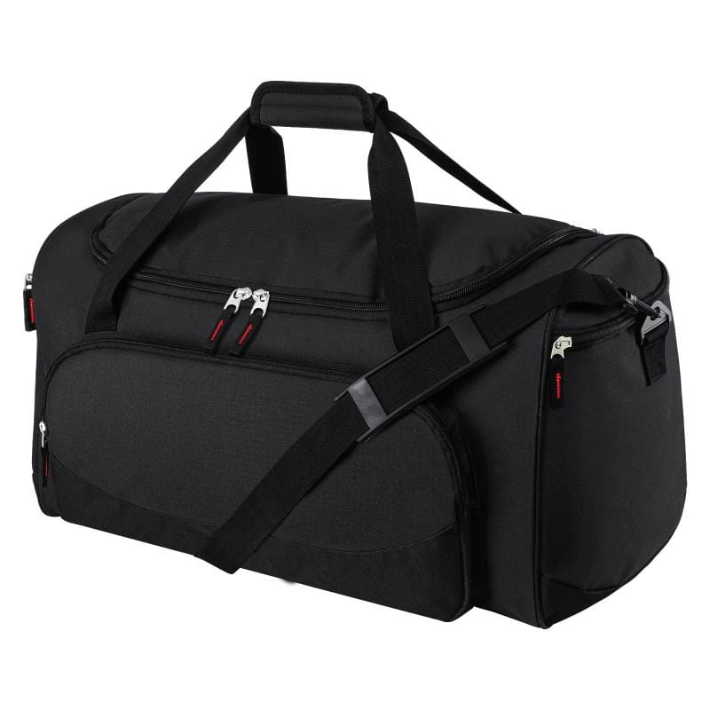 Bolso Deportivo Grande Gimnasio Viaje Natacion 55 L Negro Negro