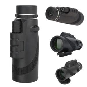 Monocular Genki 40x60 Lentes Multitratadas Negro