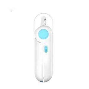 Alicate Corta Uñas Petgravity Perros Gatos Con Luz Rosa