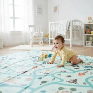 Piso Antigolpes Genki Bebes Chicos 175x150 Cm 6 Mm