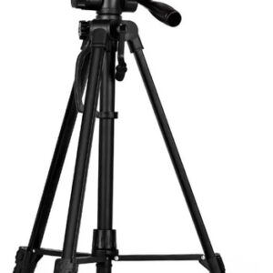 Trípode Genki F3520t 1.42m Negro Metalico P Sony Nikon Canon Negro
