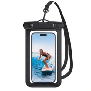 Funda Celular Genki Sumergible Estanco C/ Correa Negro Sumergible