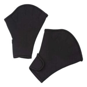 Manoplas Genki Natacion Neoprene 1.5mm Entrenamiento Negro S