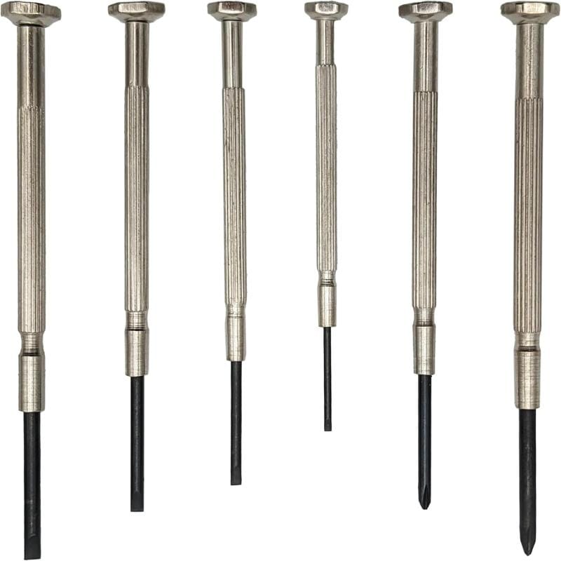 Set Destornilladores Genki Precision Relojero Plano Phillips