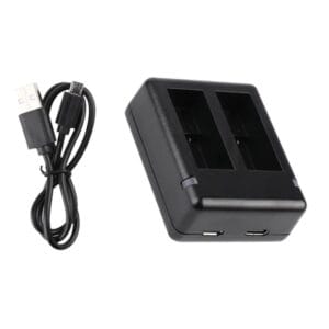 Cargador Baterias Dual Usb Para Gopro Hero 9 10 11 Y 12
