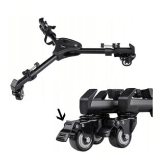 Dolly Profesional Jingmei 15 Kg Plegable P Trípode Negro