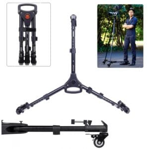 Dolly Profesional Jingmei 15 Kg Plegable P Trípode Negro