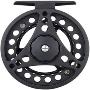 Reel Mosca Genki Fly Cast 5/6 Pesca Aluminio Large Arbor Negro Derecho/izquierdo