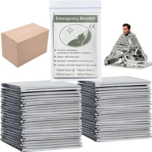 Manta Termica Emergencia X 24 Uds 210x130 Cm Supervivencia